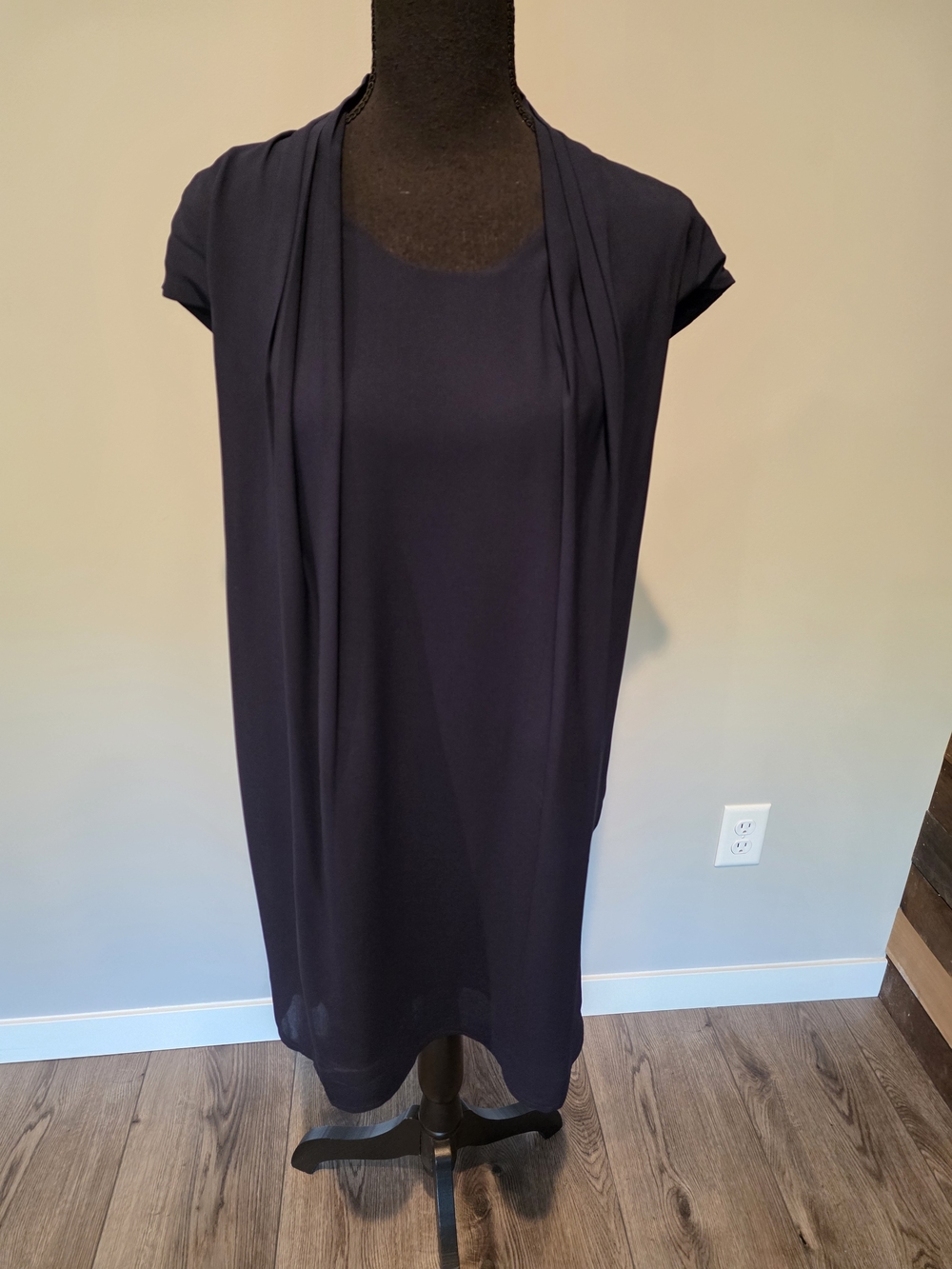 Molly Bracken Navy Short Sleeve Shift